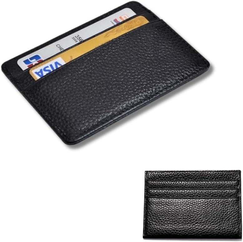 Carteira Slim, Porta Cartão e CNH, Couro, Múltiplos Compartimentos PREMIUM (Preto)