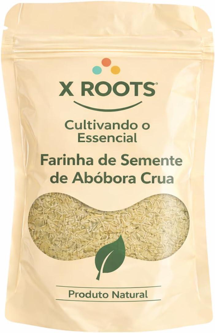 Farinha de Semente de Abóbora Crua X Roots 1kg – Rica em Proteínas e Fibras | Low Carb, 100% Natural