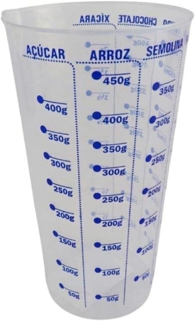 Copo Medidor Transparente Para Cozinha 500ml E 450g
