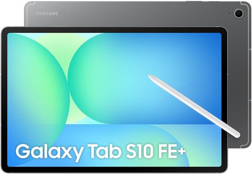 Samsung Tablet Galaxy Tab S10 FE+ WiFi, Cinza, 128GB, 8GB, Tela 13.1" 90Hz, S Pen e Capa Inclusas