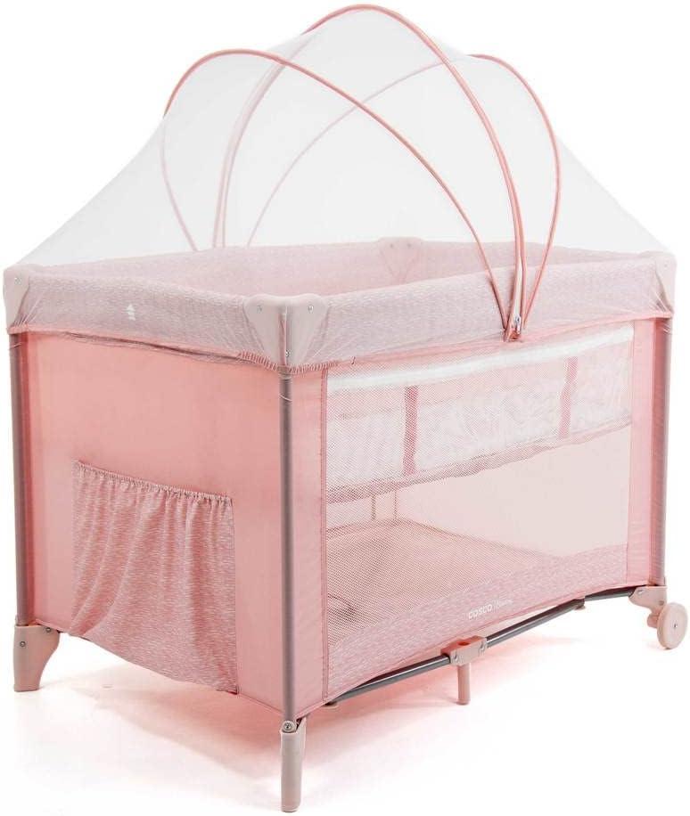 Berço Cosco Kids Nanny, Rosa Rajado, 0 a 18kg