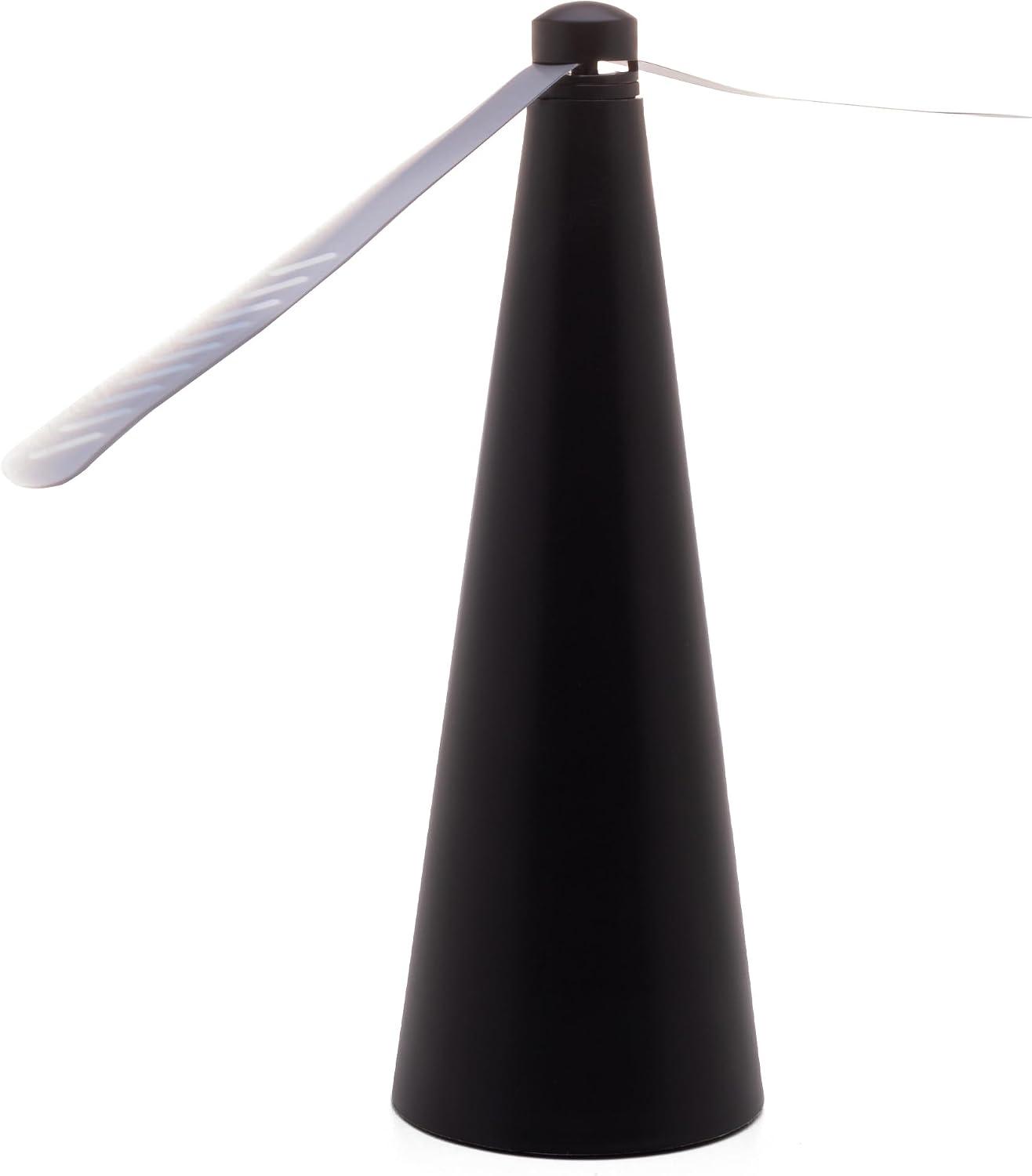 LYOR - Ventilador Repelente de Mesa de Plástico Preto 9cm x 9cm x 26cm