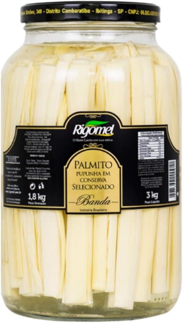 Palmito Pupunha Rigomel Banda 1,8kg