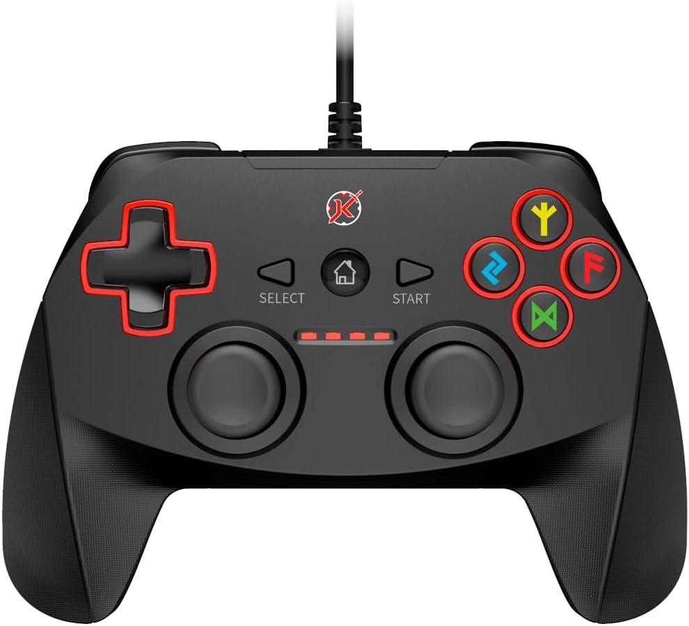Controle Gamer Kalkan Dagaz RGB Preto USB KLK00001