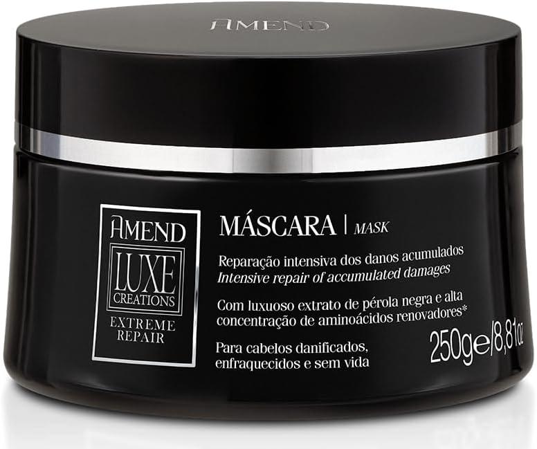 Máscara Reparadora com Extrato de Pérola Negra 250g | Amend Extreme Repair