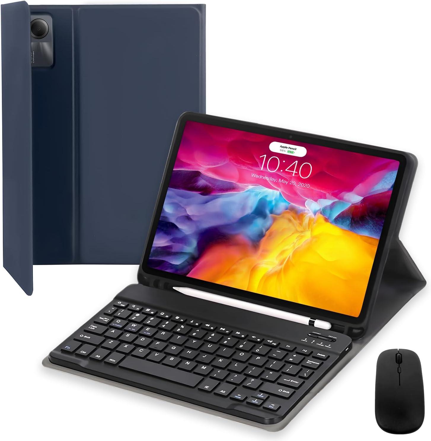 Kit Capa Preta Slim para Xiaomi Redmi Pad SE 11": Caneta Precision + Teclado e Mouse