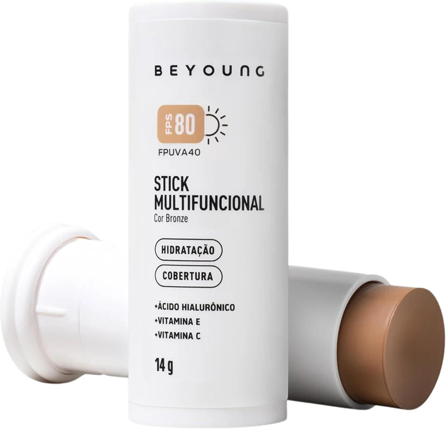 Beyoung Stick Multifuncional Com Cor FPS 80 Bronze 14g