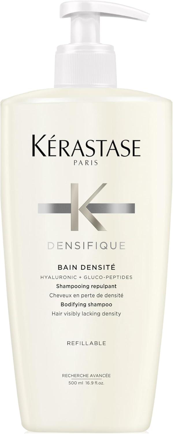 Kérastase | Shampoo Bain | Densifique Densité | Tratamento para cabelos com perda de densidade | Fortalece a fibra capilar | Elasticidade | Ácido Hialurônico | Ceramida | Refilável | 500ml