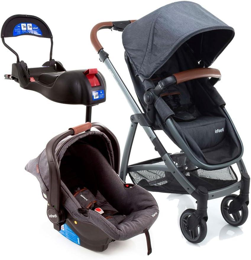 Travel System Infanti, Epic Lite Trio, 0 a 15kg, Grey Vintage