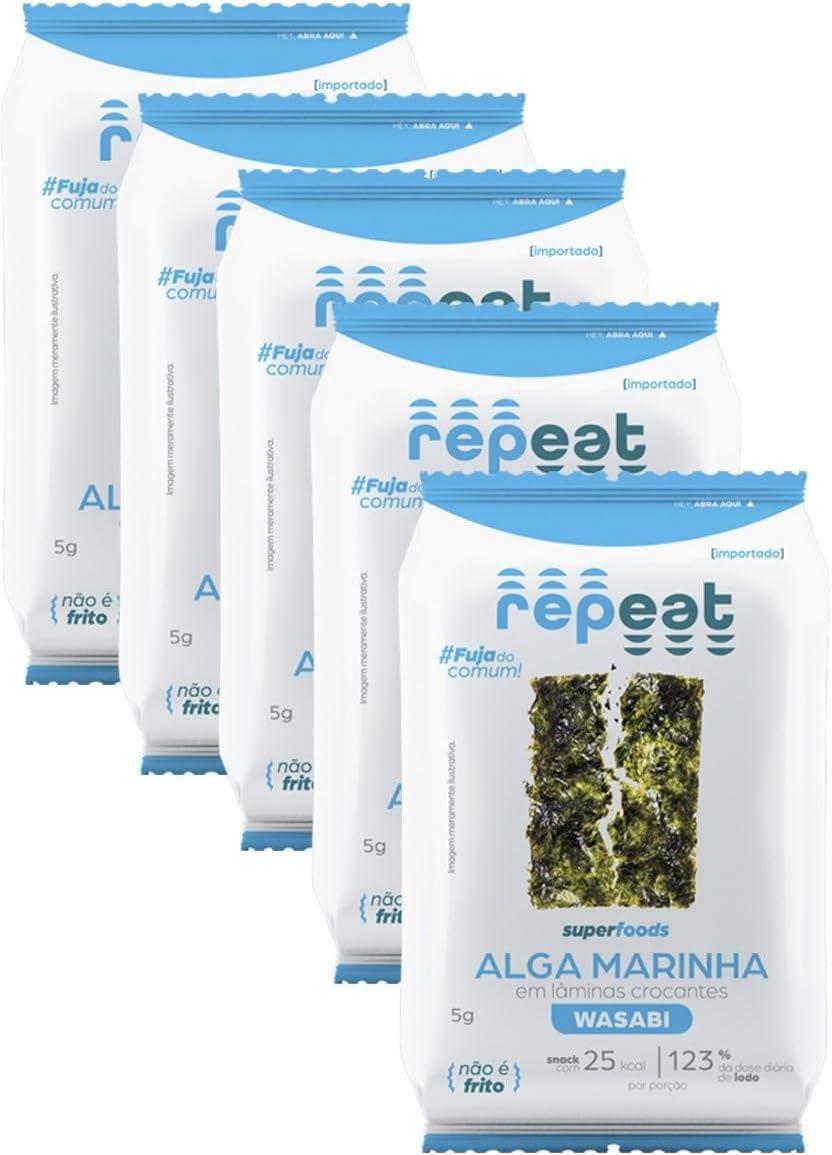 Kit 6 Snack Alga Wasabi Repeat