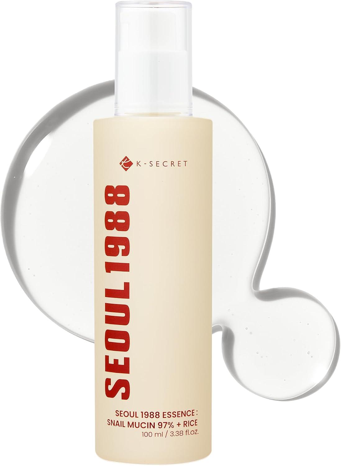 K-SECRET Seoul 1988 Essence: Snail Mucin 97% Rice 100ml