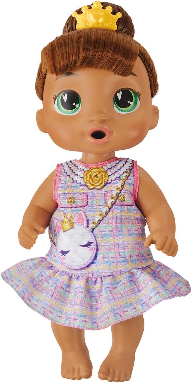 Baby Alive, Boneca, Festinha do Chá, Sophia Sparkle - Cabelos Castanhos, Acessórios Inclusos, Bebe e Faz Xixi - A partir de 3 Anos