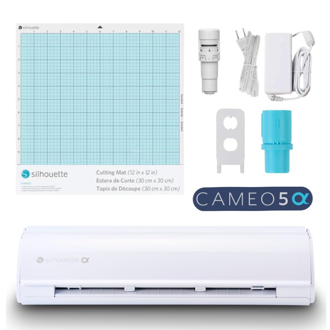 Silhouette Cameo 5 Alpha Branca – Máquina de Recorte Avançada, Profissional, Corte Rápido e Potente - Precisão, Versatilidade e Criatividade em Outro Nível
