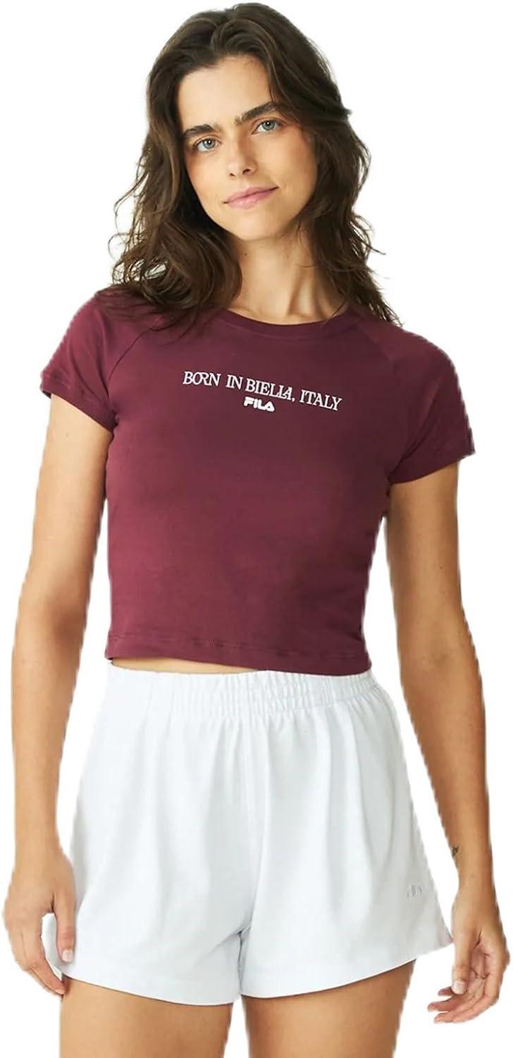 Cropped Fila Slim Letter Feminino Off
