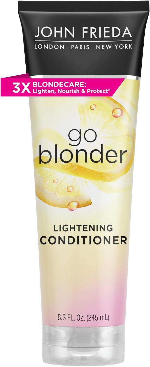 Sheer Blonde Go Blonder Lightening Conditioner, 245 ml, John Frieda