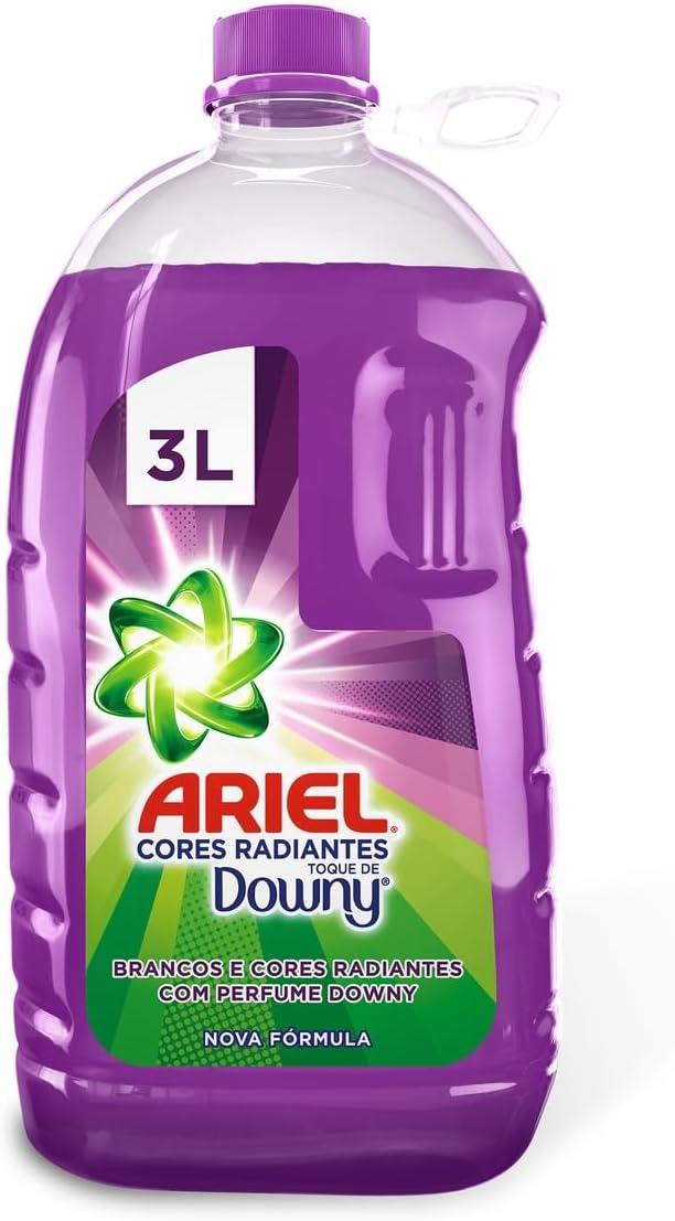 Ariel Sabão Líquido Cores Radiantes Toque de Downy 3L
