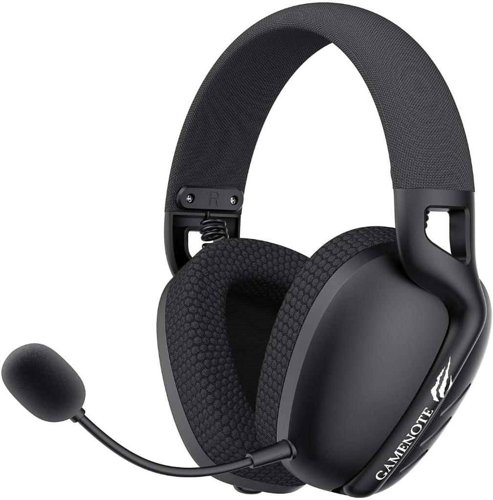Havit Fone de Ouvido Headset Gamer Fuxi-H6 Com Fio e Sem Fio, Wireless 2,4GHz, Bluetooth, Cabo USB-C