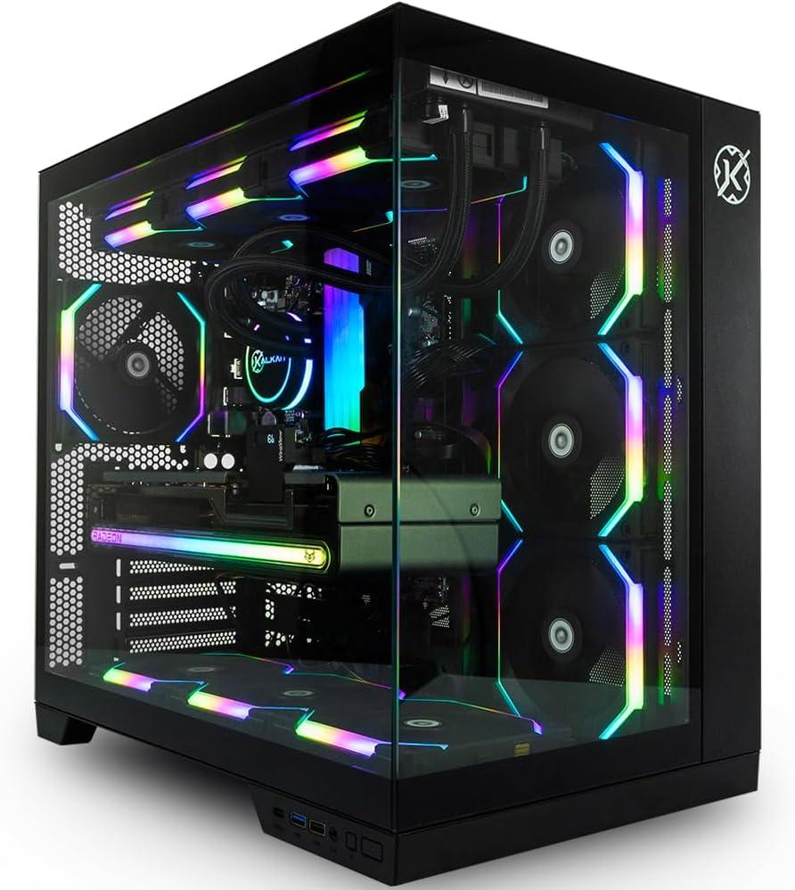 Gabinete Gamer Kalkan Asgard Preto Aquário sem fans KLK00040