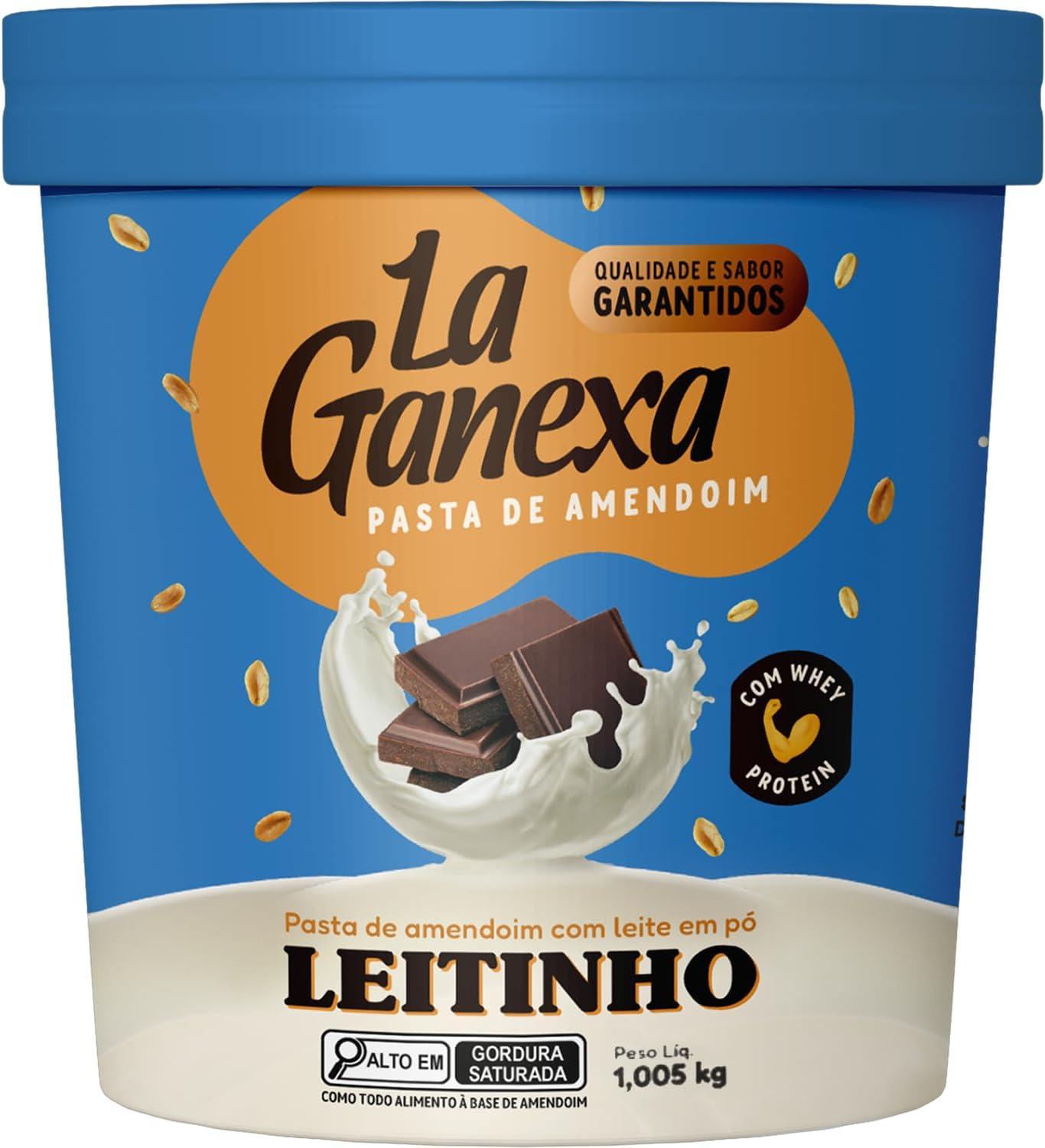 Pasta de Amendoim Sabor Leitinho 1,005kg