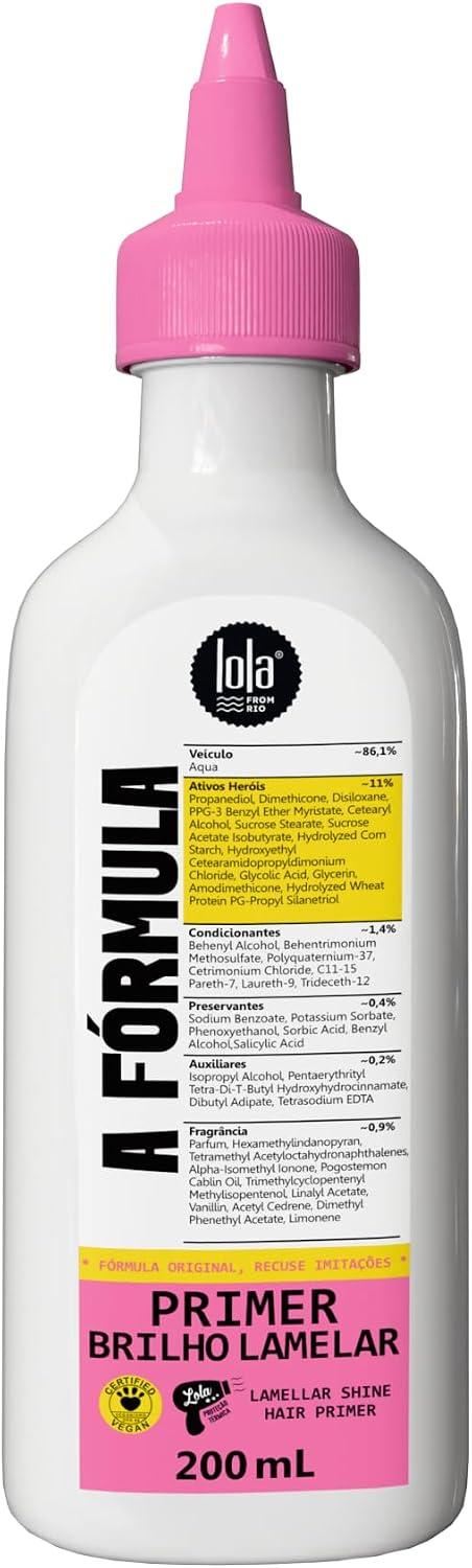 Lola From Rio Leave-In Primer A Fórmula Brilho Lamelar 200 ml