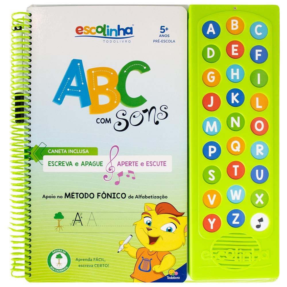 Escute e Aprenda! Escreva Apague ABC com Sons (Escolinha Todolivro)