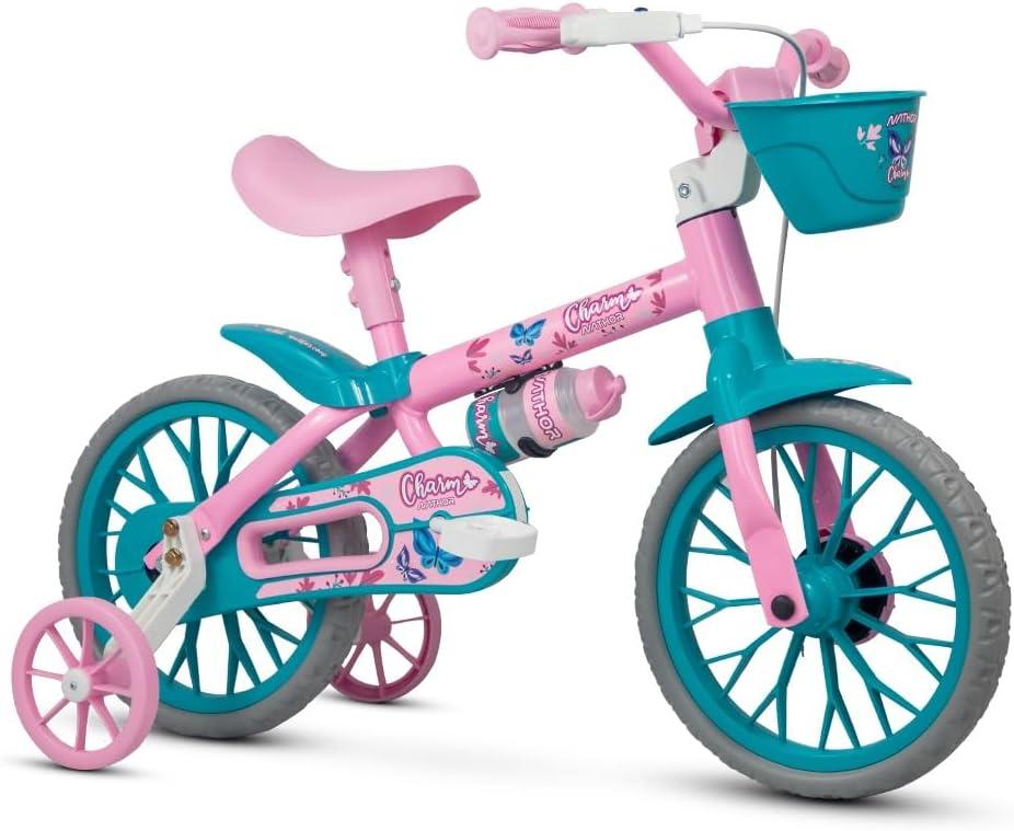 Nathor Charm, Bicicleta Meninas, Rosa (Pink), Pequena