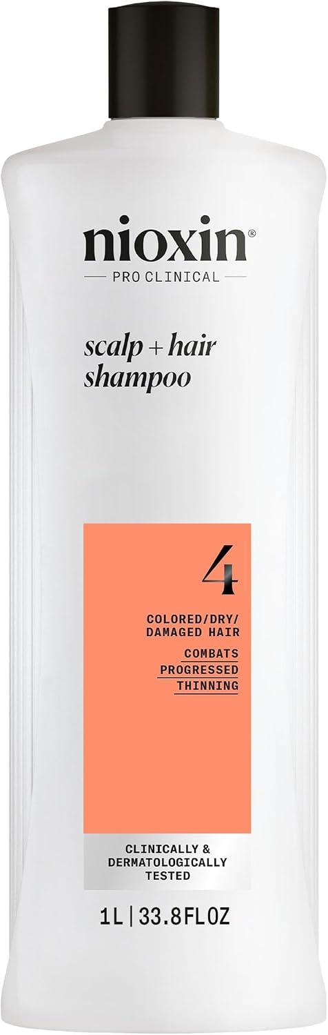 Sistema 4 Shampoo - 1L - Para Cabelo Colorido, Afinamento Avançado