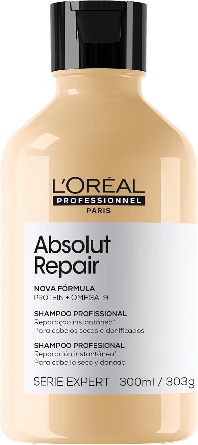 L’Oréal Professionnel | Absolut Repair Shampoo Refil | Com Proteína e Quinoa Dourada para cabelos danificados e secos | SERIE EXPERT