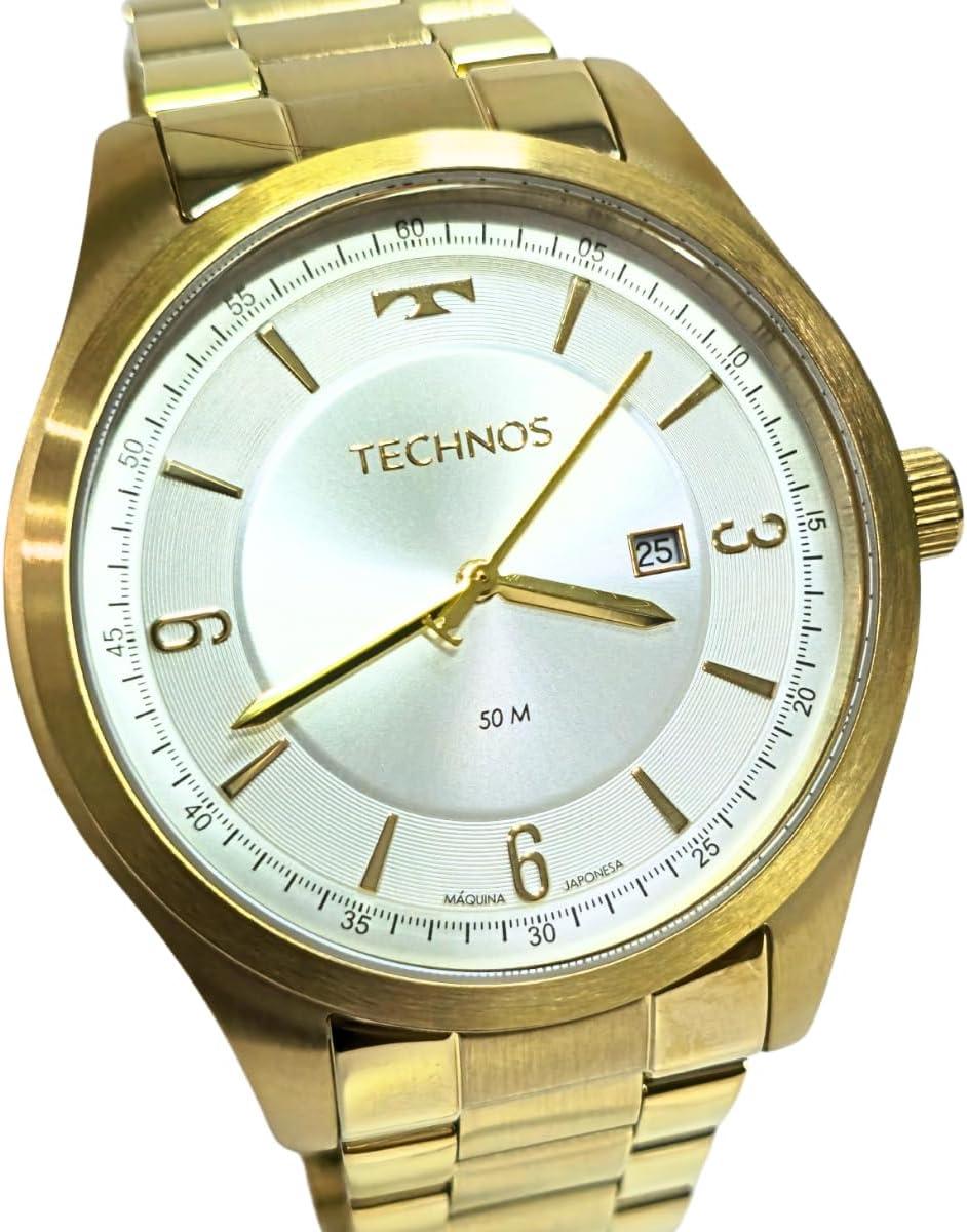 Relógio Technos Masculino Steel Dourado - 2117LBRS/4K