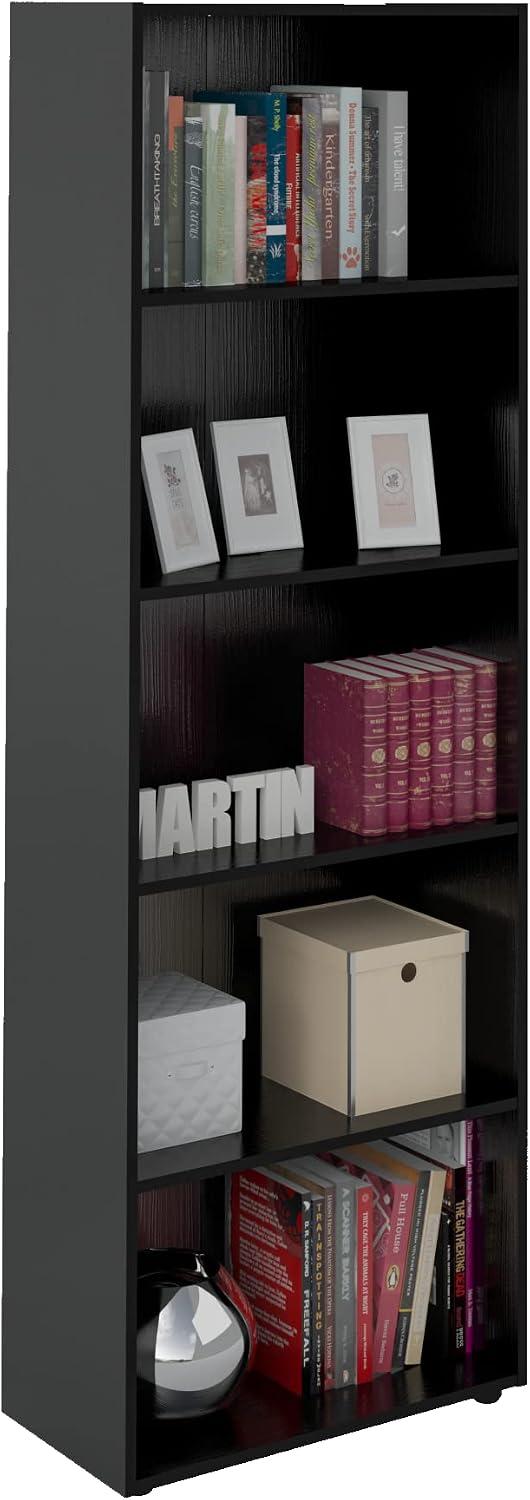 Artely Estante Livreiro Multy com 5 Nichos, Preto