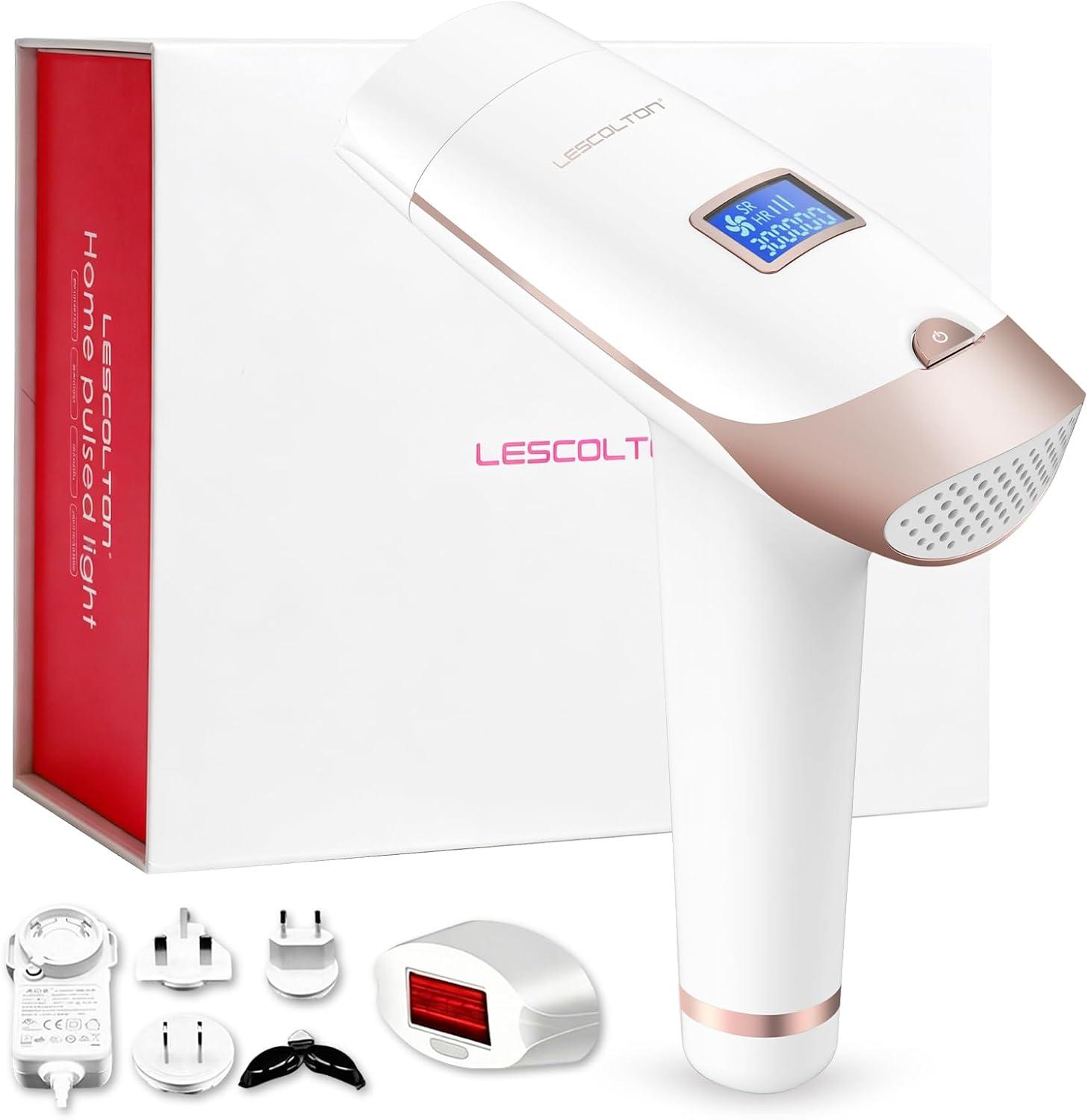 Depilador e Rejuvenescedor a Laser Permanente Luz Pulsada Lescolton T-009i