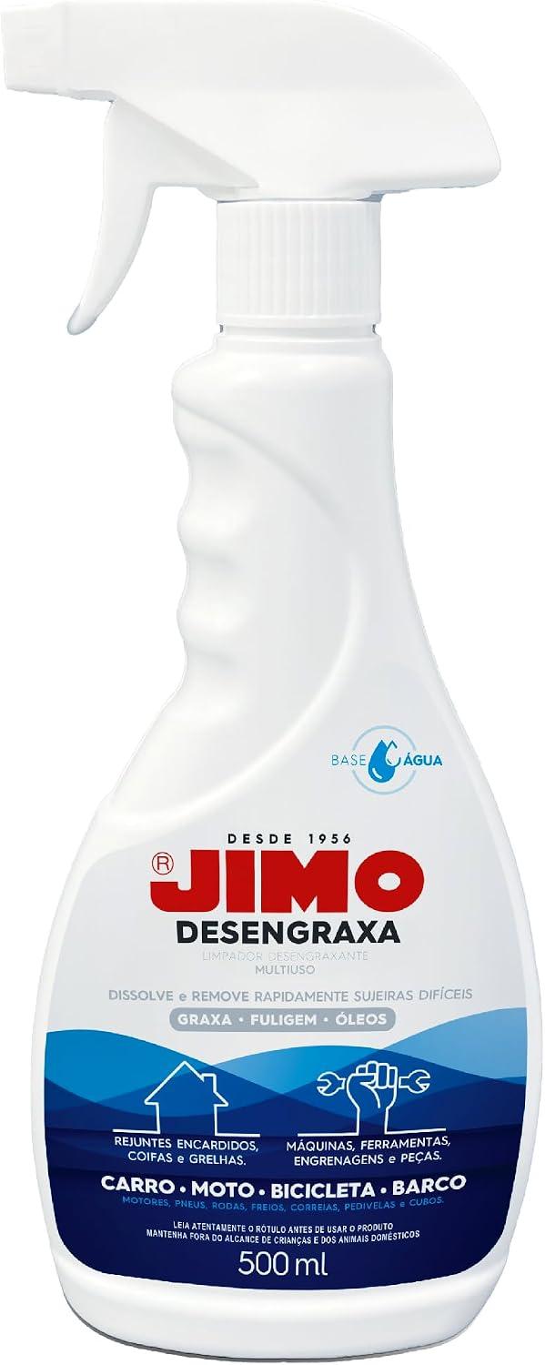 JIMO Desengraxa Alto Poder de Limpeza Dissolve e Remove Graxa Óleo Gordura Eficiente para Limpeza de Peças Máquinas em Diversas Superfícies Frasco 500ml