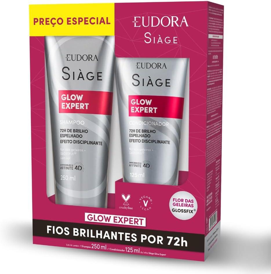 Eudora Siàge Promopack Glow Expert Shampoo 250ml + Condicionador 125ml