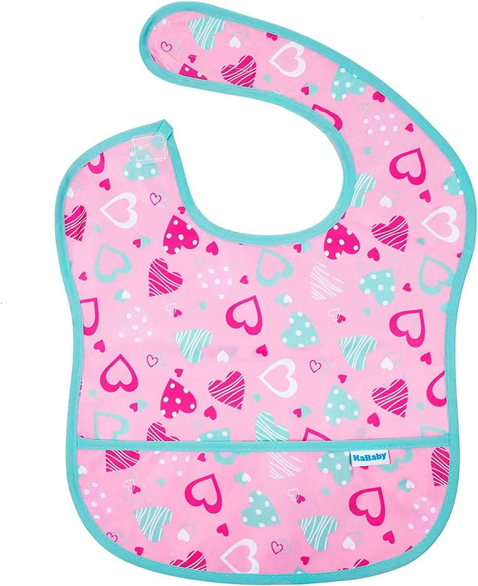Kababy Standard Babador, Rosa (Coração), 6+ Meses