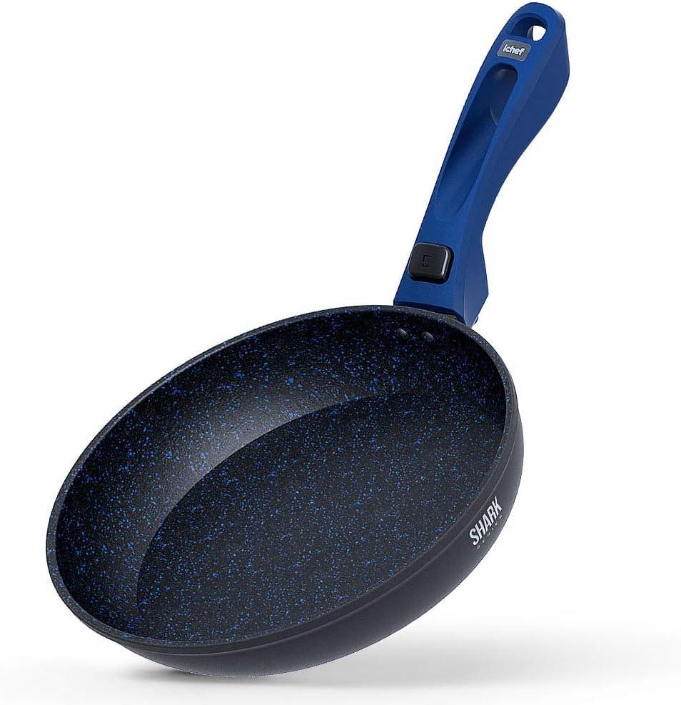 ICHEF POLISHOP Panela Ultra Sauté Grand Shark Series Azul de 24 cm