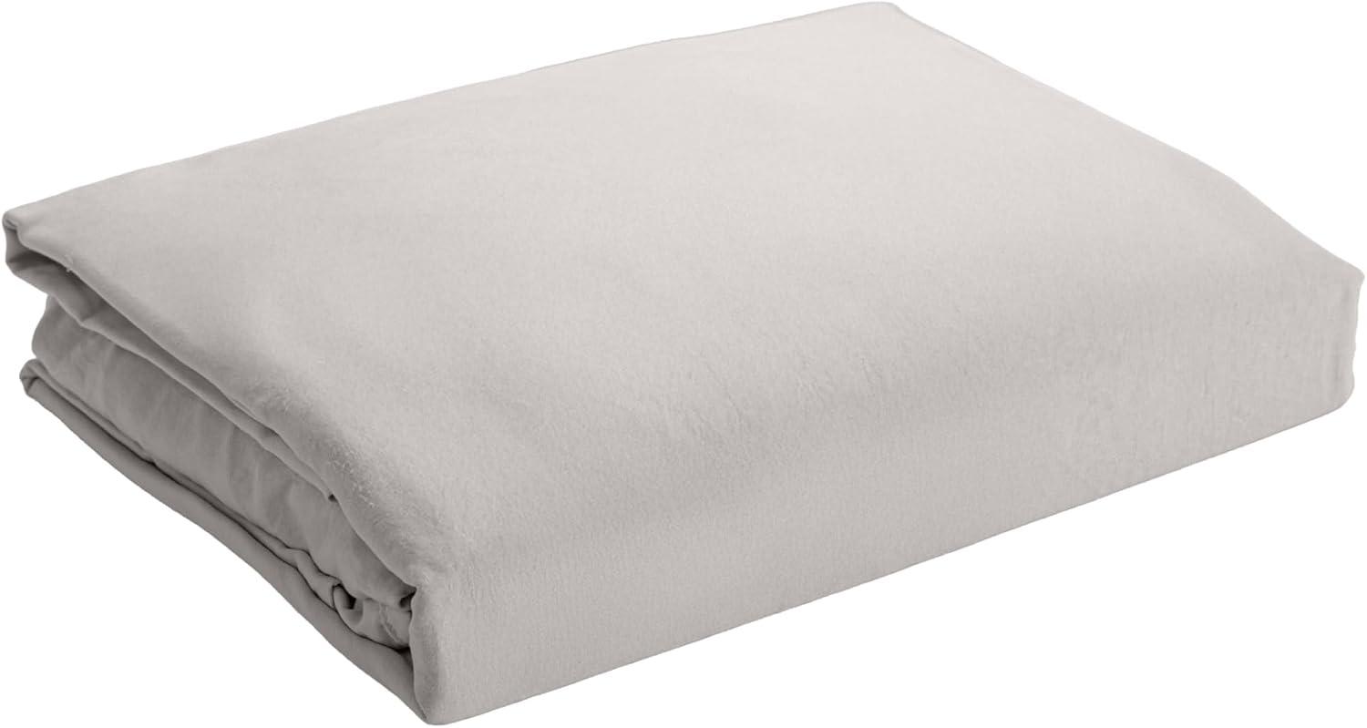 LYOR - Lençol com Elástico Solteiro Saphira Toque 300 Fios Microfibra Cinza