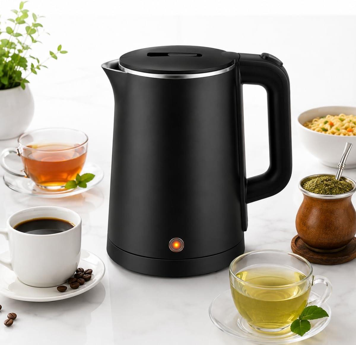 Chaleira Elétrica 1,9L 1000W 127V com Filtro Coador Esquenta Água Premium