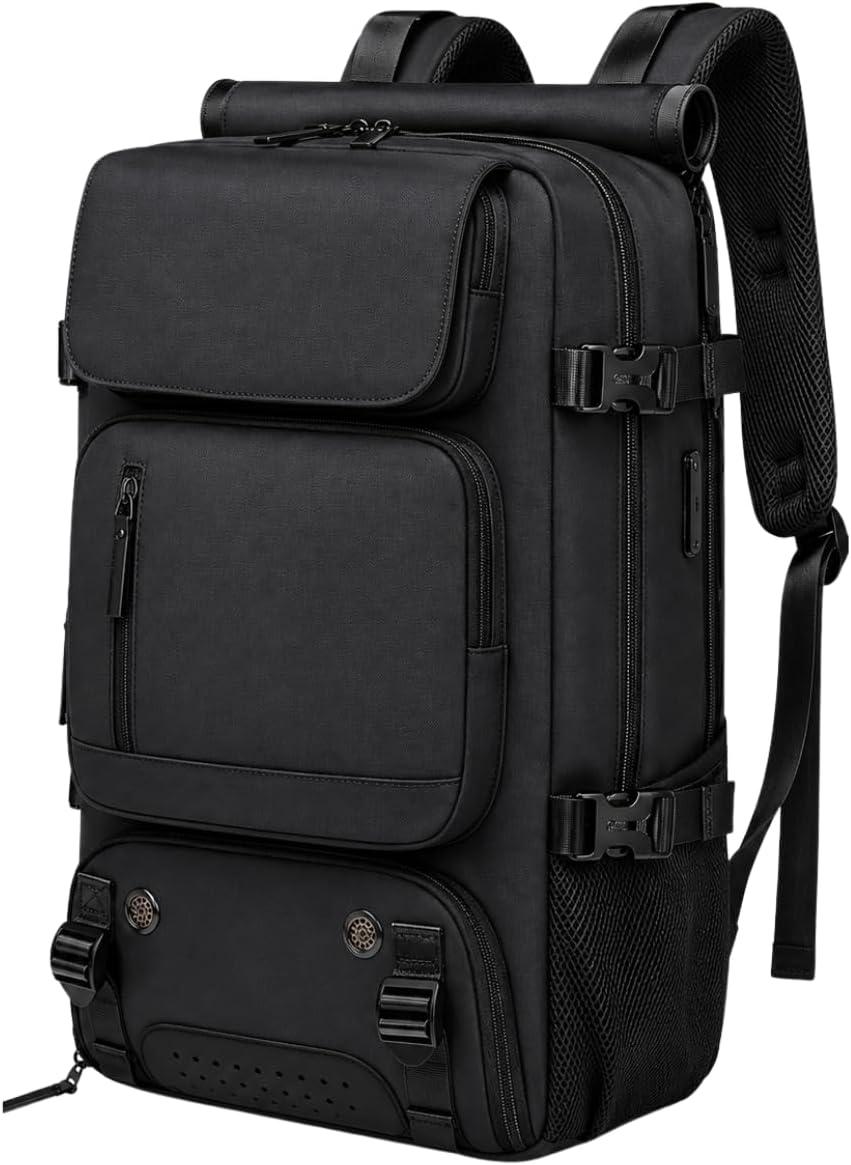 Mochila Masculina Grande Reforçada para Notebook e Laptop – Impermeável, Executiva, Trabalho, Viagem, Mala de Mão, Escolar, Casual, Portátil, Resistente, Organizada e Unissex