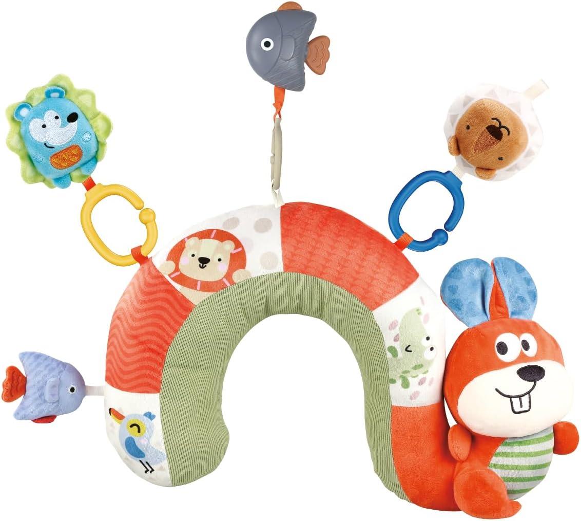 Almofada Atividade Bebê TummyTime Sensorial Squeak Maxi Baby