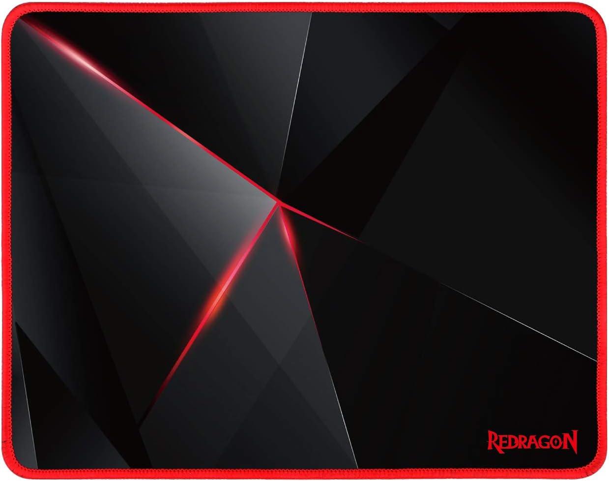 Redragon Mousepad Gamer Capricorn 330x260x3mm P012, Preto/vermelho