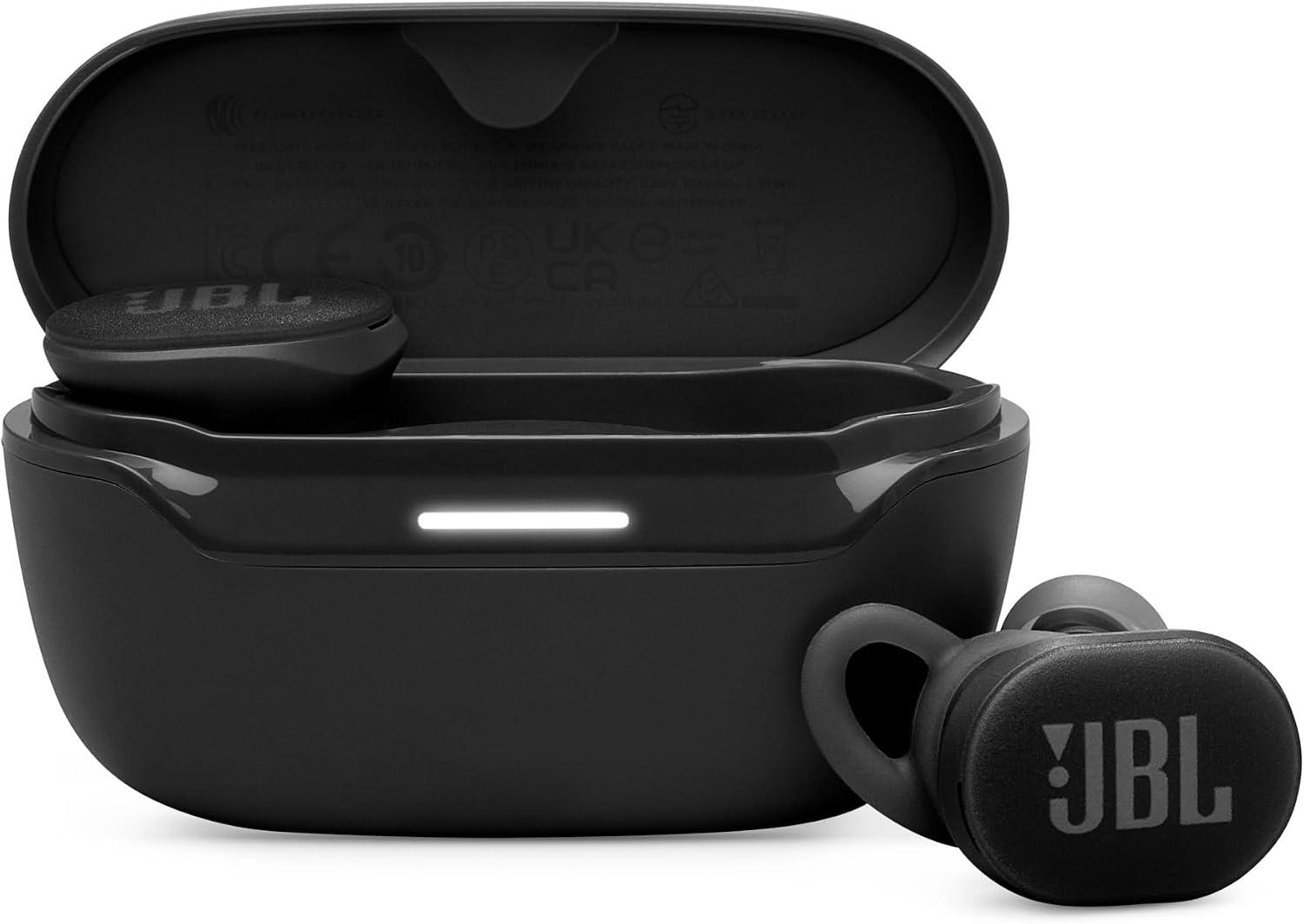 Fone de Ouvido Sem Fio, JBL, Endurace Race TWS, Esportivo, À Prova D'água e Resistente À Poeira - Preto