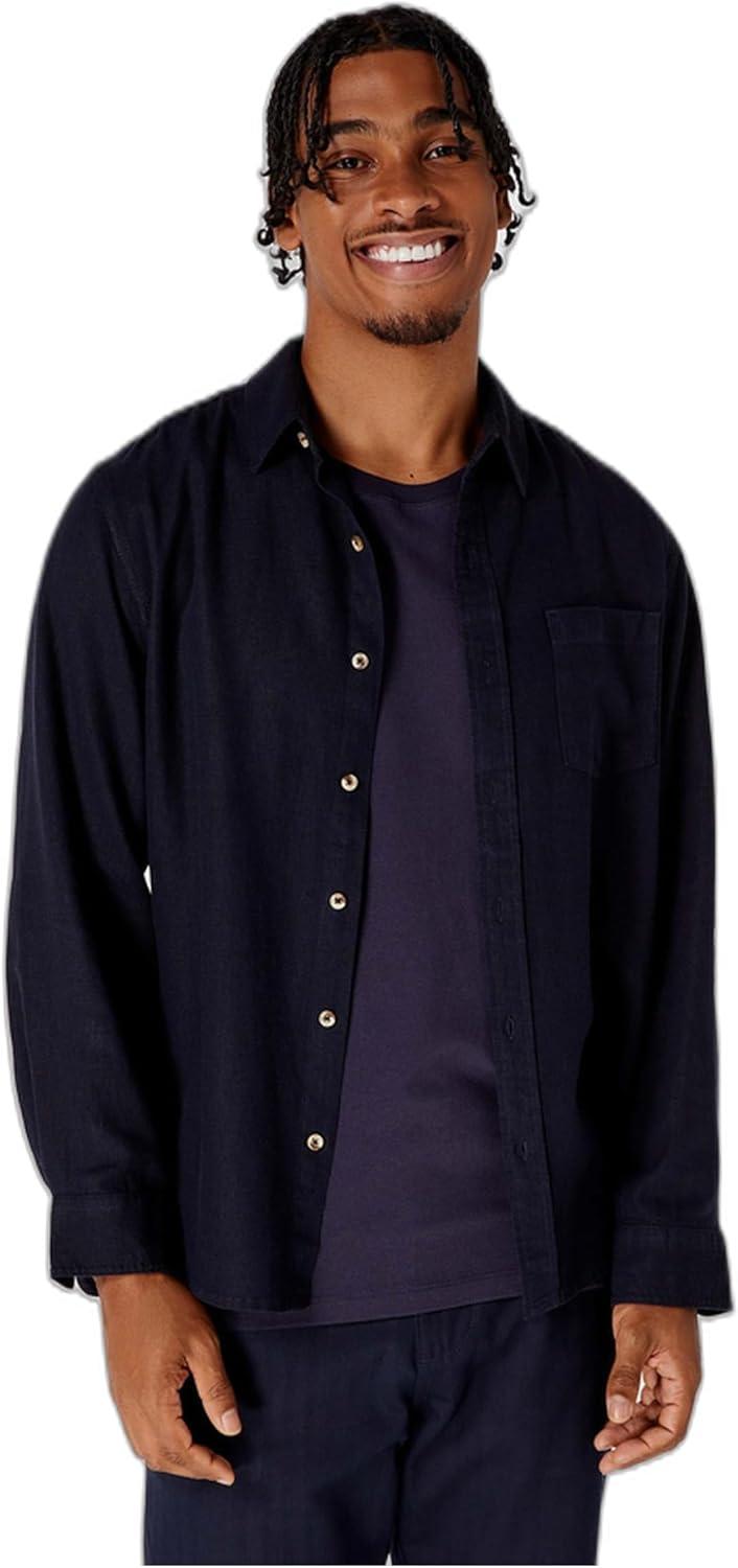 Camisa Em Linho Hering Manga Longa Slim Masculina