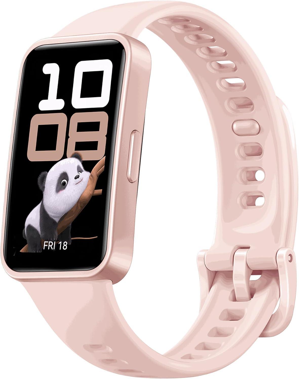 Smartwatch, HUAWEI Band 10, Caixa de Polímeros Duráveis, Análise do Sono em Nível Profissional, Assistente de Bem-estar Emocional, Relógio Smartwatch Compatível com Android e iOS, Rosa