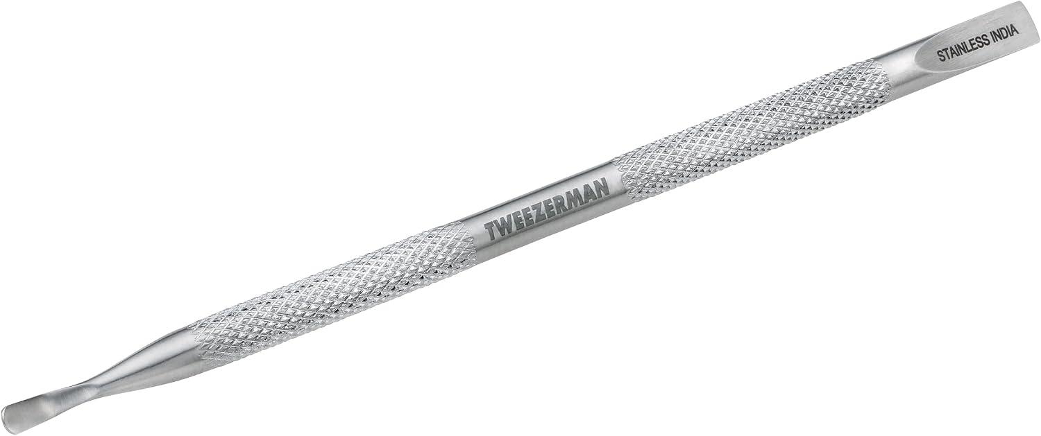 Tweezerman Empurrão e limpador de unhas, empurrador de cutícula