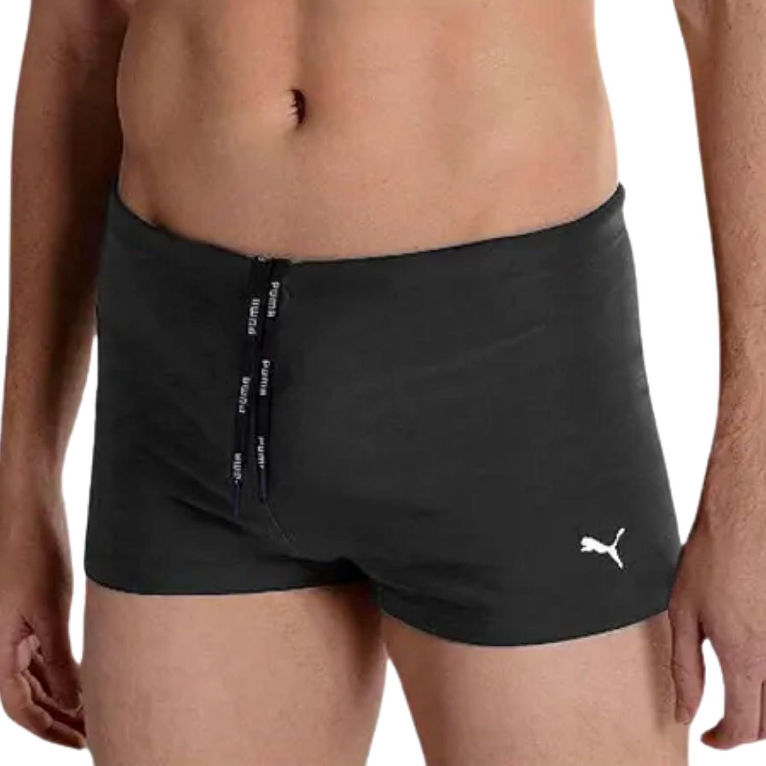 Sunga Boxer Masculina Puma UV50+ Lycra Xtra® Life Moda Praia Natação Psicina Verão