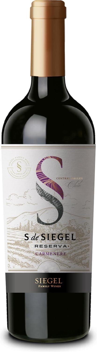 Vinho Chileno Tinto S de Siegel Reserva Merlot 750ml
