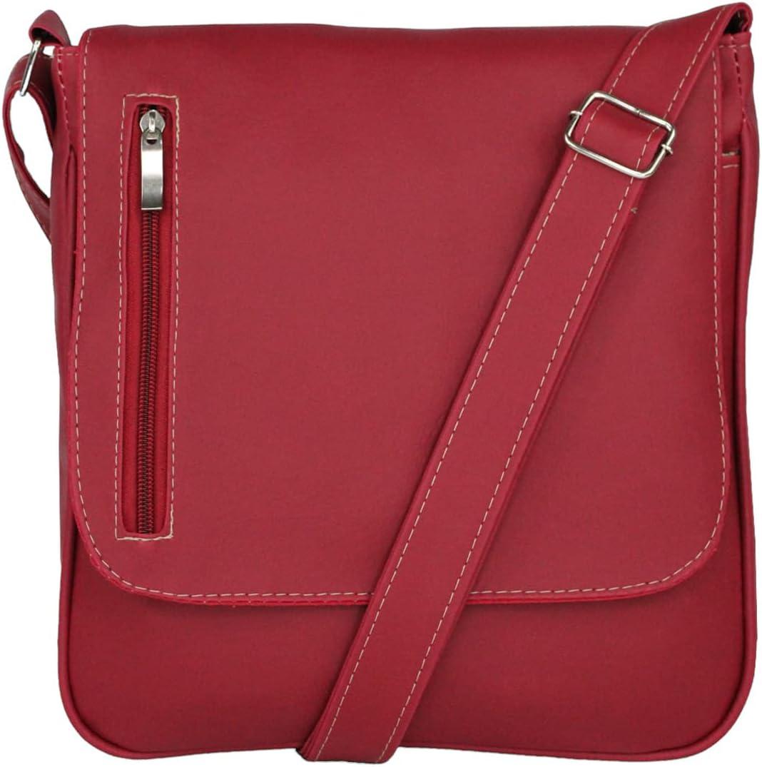 Lenna's Bolsa Transversal Masculina Feminina Média Casual L023