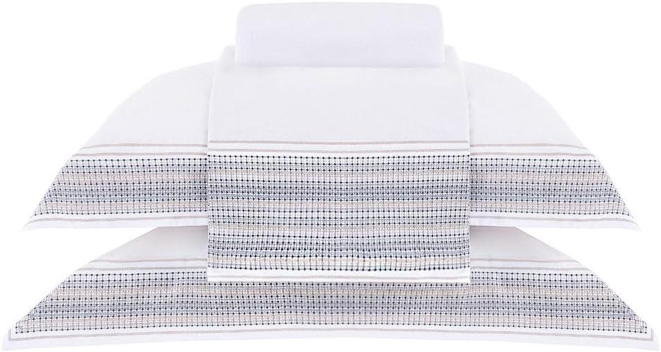 Jogo de Cama Queen Gran Percal 200 Fios Buddemeyer Bourbon 100% Algodão Penteado Estampado 4 peças