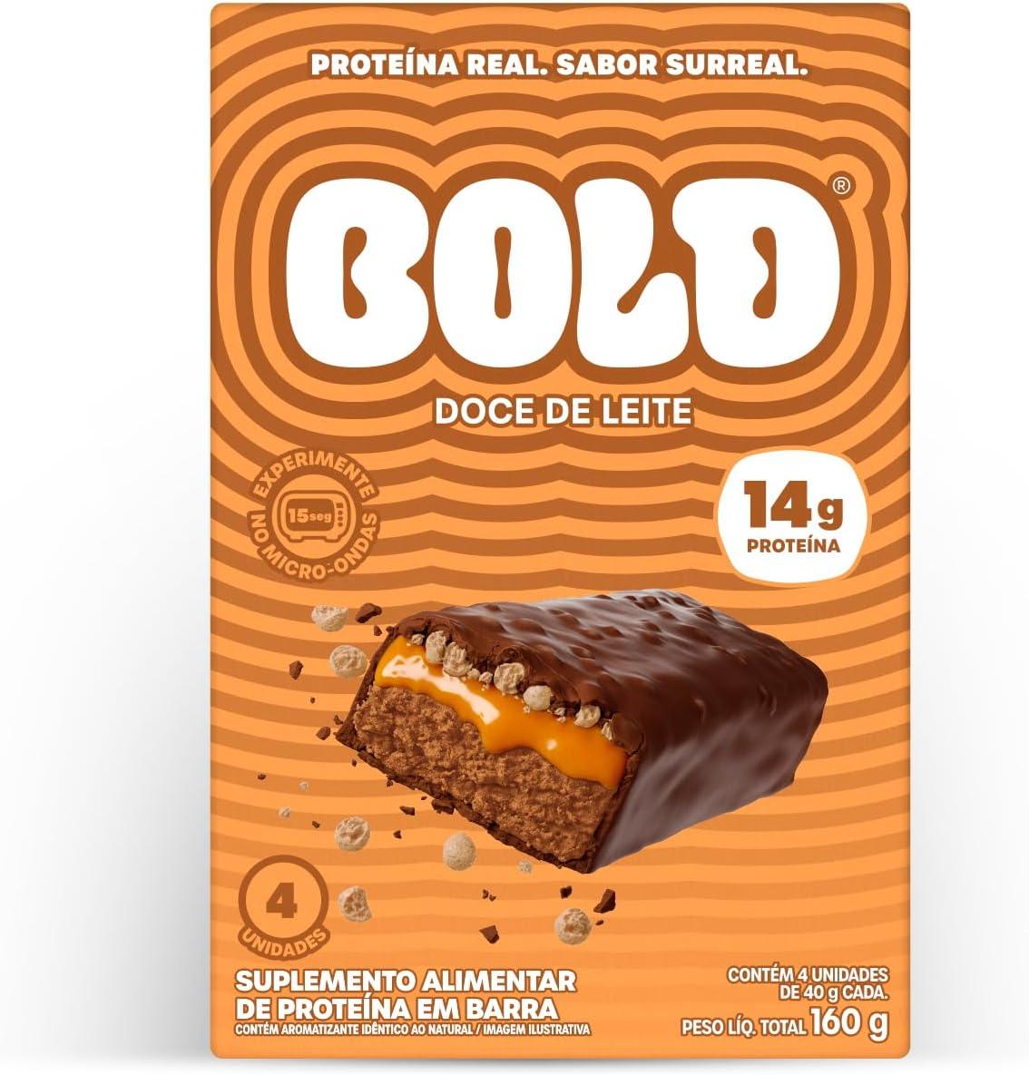 Doce de Leite BOLD, 14g, Pack com 4 Unidades