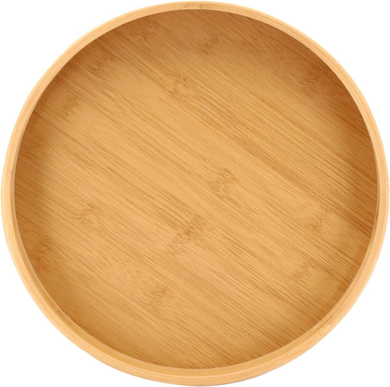 Tuut, Linha Eco, Bandeja Redonda Funda de Bambu, com Alça, 30cm